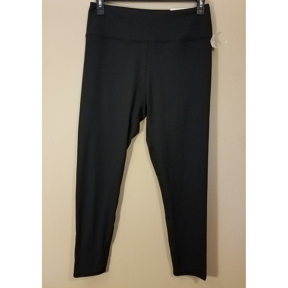 Maurices Luxe Legging L Large Short Ultra High Rise Black Stretch Pants NEW